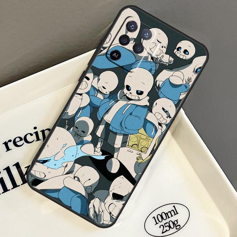 Game Undertale Sans For Oppo A17 A15 A16 A18 A94 A74 A54 A38 A58 A78 A98 A40 A60 A80 A76 A96 A57 A77 A5 Pro Case