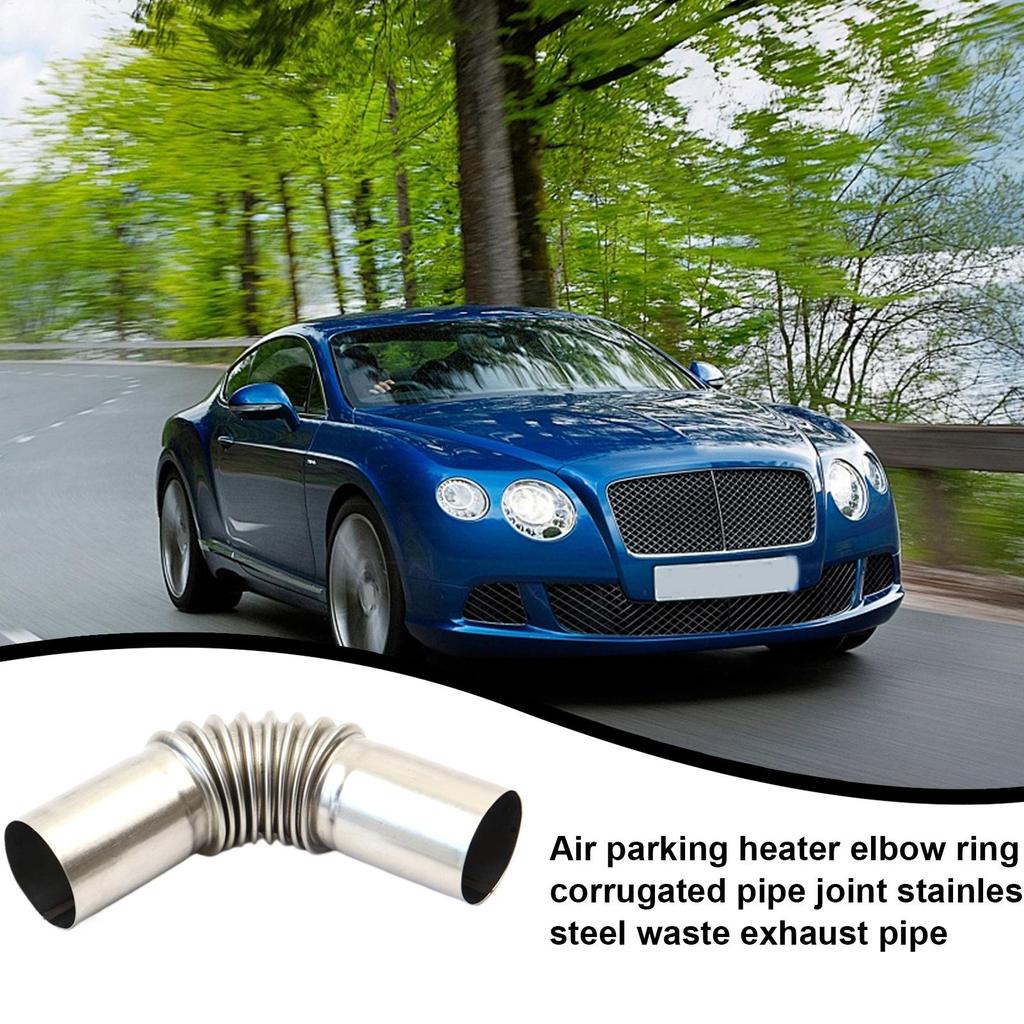 Exhaust Tubing Waste Extension Tube Temperature Resistant Air Parking Heater Elbow Exhaust Pipe For Vehicle Truck Motorcycle
