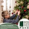 2025 Advent Christmas Calendar 2D Acrylic Tank Ornament 24 Day Countdown Home Decoration for Wall Window Door Holiday Xmas Gift