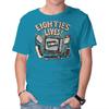 Unisex Crew Neck T-Shirt Eighties Lives Graphic Short Sleeve Casual Tee