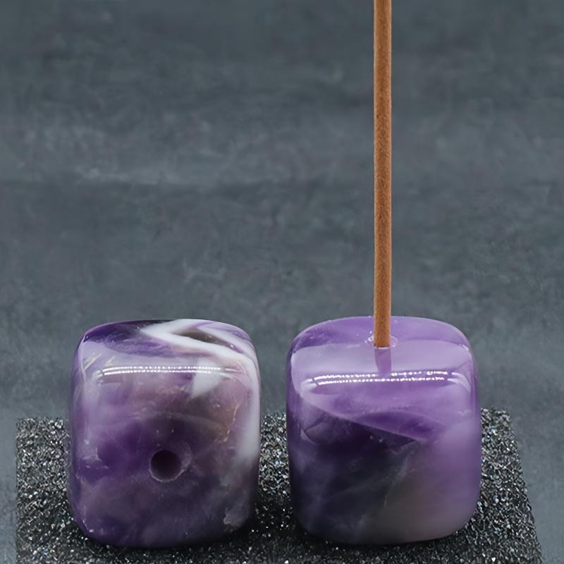 

1 штука, мини-подставка в виде палочки, украшение из натурального камня, подходит для Хэллоуина, осени, Рождества