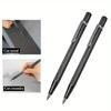 2pcs Tungsten Carbide Scriber Pen Metal Wood Cutting Marker Pencil Engraving Pen For Ceramic Wood Carving Glass Tile Cutting Tool