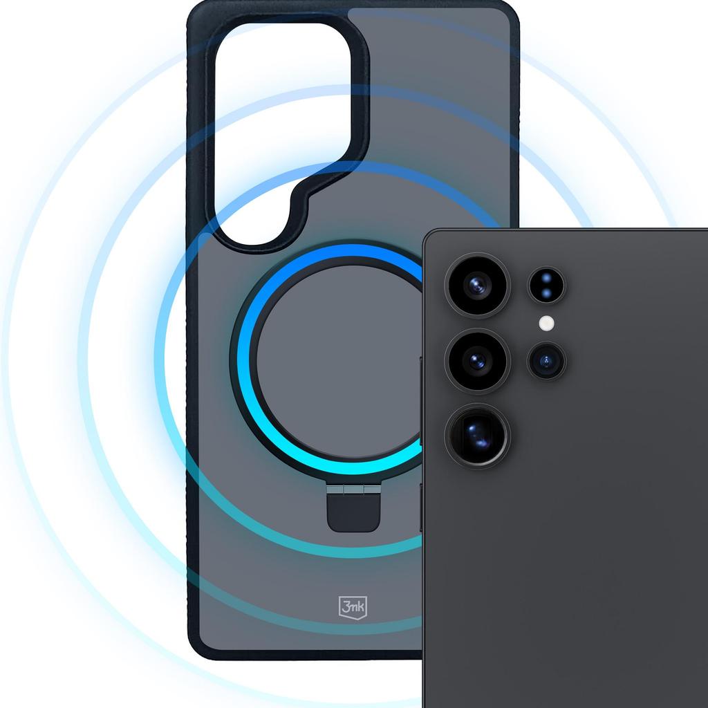 Samsung Galaxy S25 Ultra - 3Mk Smoke Case Mag&Stand