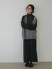 HAVERICE Restaurant Nishino Stroll Classic Casual Slimming Three-Piece Set: Sweater, Short Skirt, and Half Skirt.