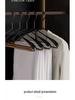 Nordic Style Iron & Beech Wood Luxury Clothes Hanger - High-Grade Solid Wood with Wide Shoulder and Anti-Corner Design.