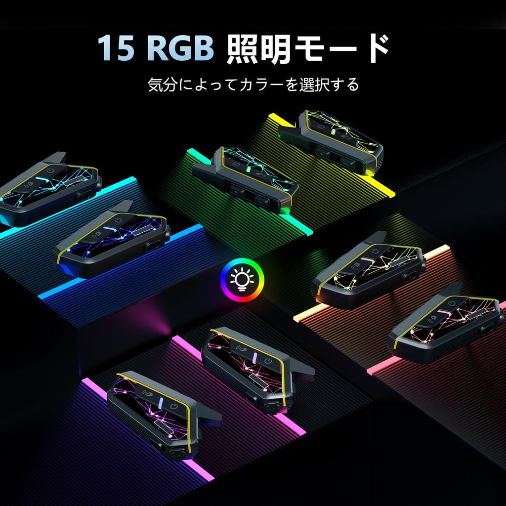 AOOYSORA GX12 PRO Motorcycle Intercom with Magnetic Holder for Talking While Listening to Supports Simultaneous 2000M Call Mesh Bluetooth Dual