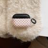 Black Cover Simple Polka Dot for Apple Airpods4 Earphone Case Airpodspro3 Generation Bluetooth Earphone Cover Airpodspro2 Personalized 3rd Generation