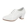 Genuine Leather Women Dance Shoes Women's Soft Soled Cowhide Shoes High Heels Ladies Practice Training Modern Sneakers Female