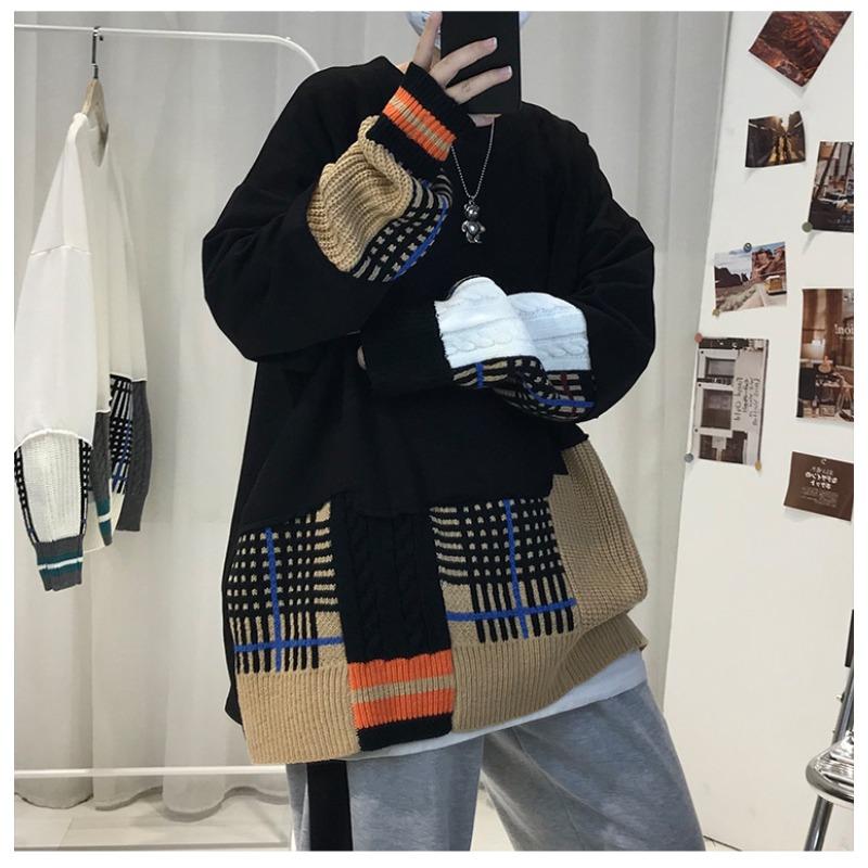 Autumn and Winter Sweaters for Men, Trendy and Personalized Bottoming Sweaters, Winter Thickened Warm Tops, New Casual Jackets