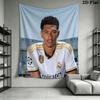 Jude Bellingham Wall Tapestry Aesthetic Wall Hanging Printed Fabric Blanket Decorative Tapestries for Bedroom Living Room Home Decor
