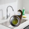 1pc Heavy-Duty Swan Drainage Basket - Undermount Kitchen Sink Organizer with, Space-Saving Countertop Drain for Kitchen