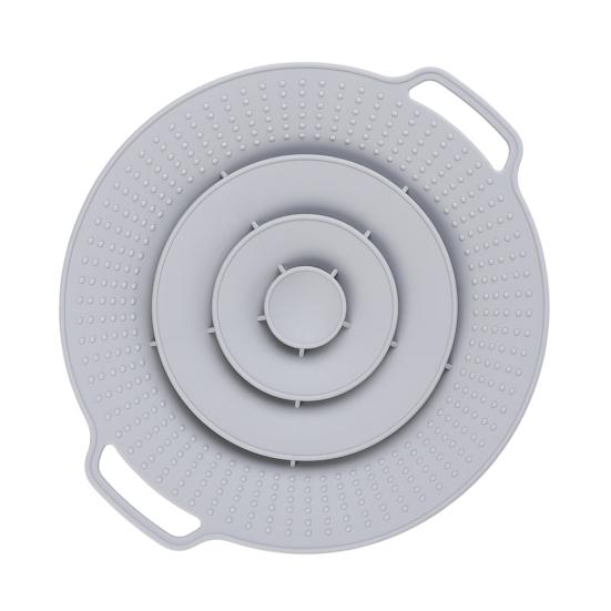 Silicone Spill-proof Stopper Lid Heat Resistant Anti-splash Lid Kitchen Gas Cooktop Protect Utensil Boil Guard Reusable Pot Cover