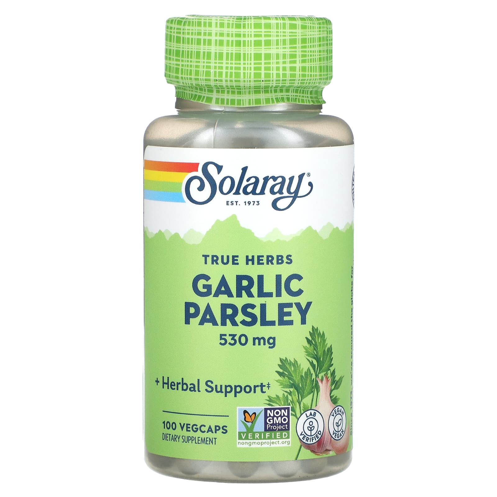

True Herbs, Garlic Parsley, 530Mg, 100 Veggie Caps