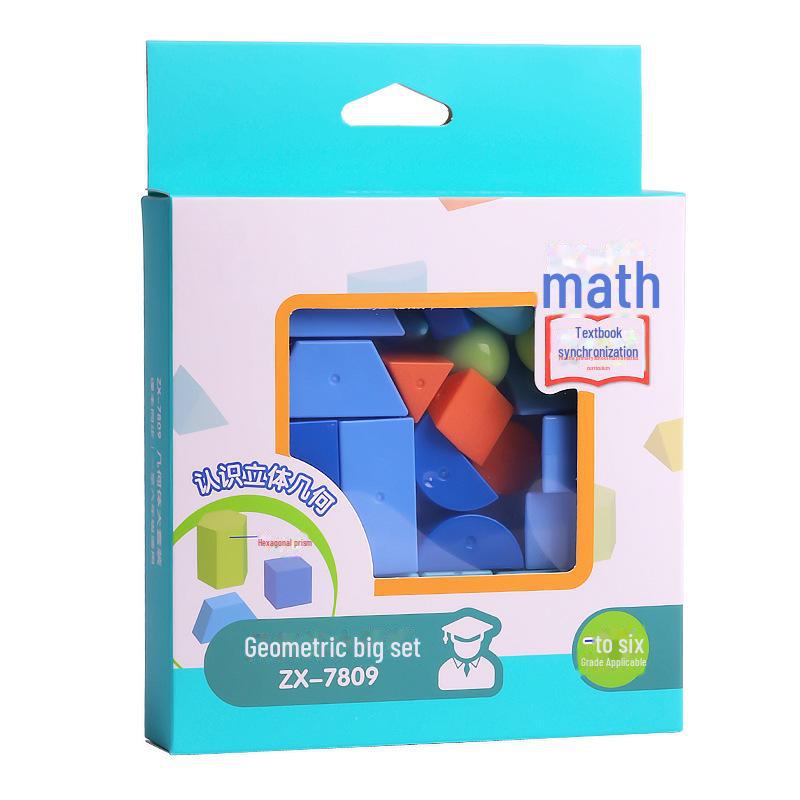 Geometric Shape Set for Primary School Math Learning: 3D Educational Tools