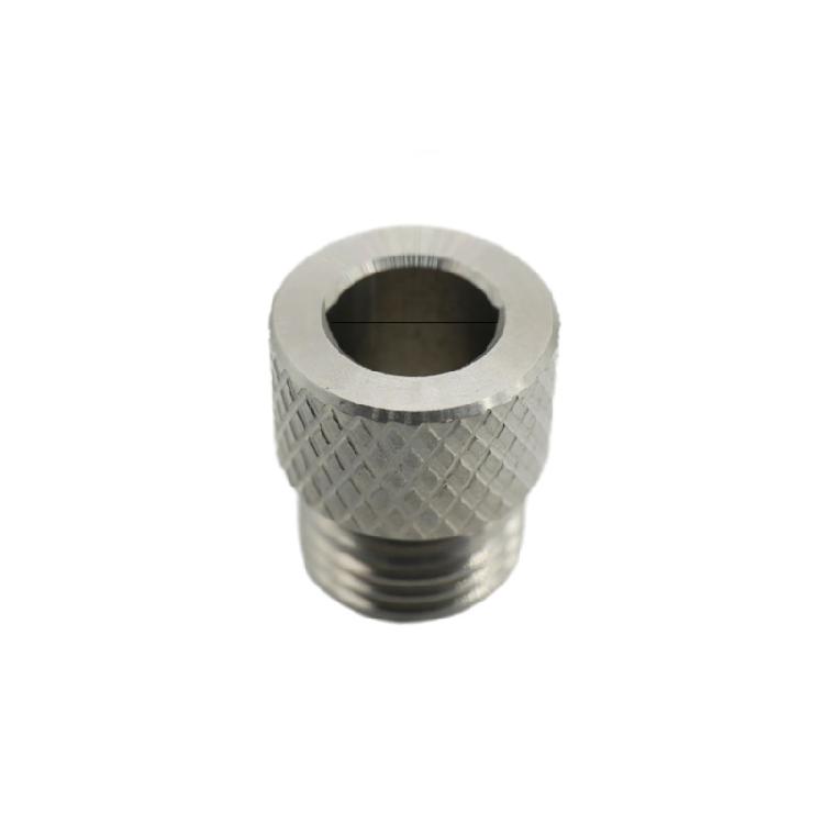 Precise Stainless Steel Drill Sleeve Drill Bushing 8Pcs 3-10mm Diameters M14x1.5 Threads NonSlip Textured Surfaces