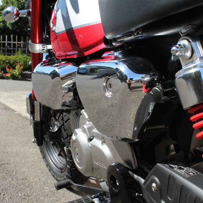 Honda Monkey 125 Side Cover Cowl Left Side Chrome Plated Monkey Exterior Side Cover Side Cowl Side Outer Monkey 125 Accessories Custom Parts Custom