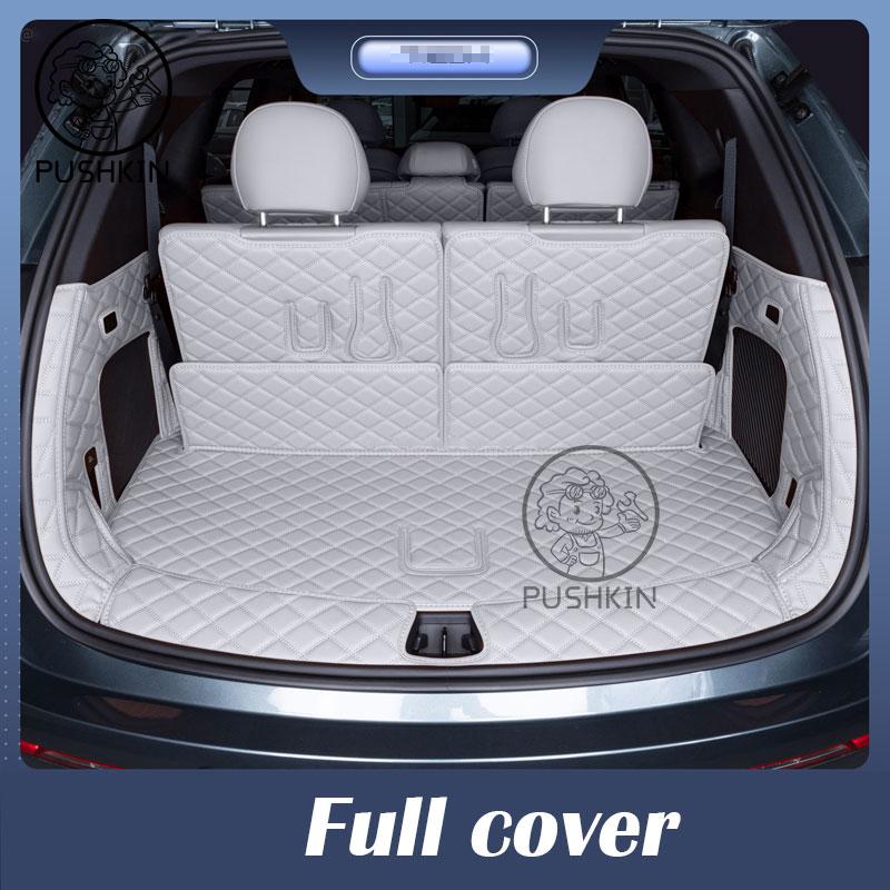 For BYD Sealion 8 ATTO 8 TANG L 2025 2026 PU Leather Car Boot Mat Rear Trunk cushion Mat Cargo Liner Tray Protect