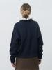 GENERALIDEA Flower Cable Knit Pullover [Navy] / Wbe4L05545