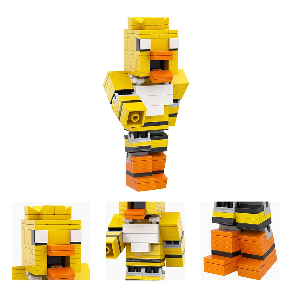 MOC 5 Nights At Fraddys Horror Game Anime Figure Bear Building Block Brick Festival Christmas Gifts Toys For Children Decoration