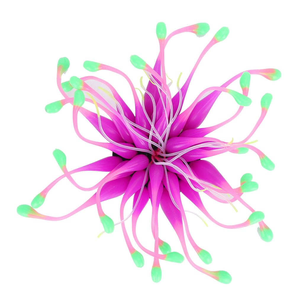 Artificial Coral Silicone Simulation Water Plant Aquarium Fish   Decoration Ornament