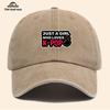 Pc JUST A WHO LOVES KPOP Duckbill Baseball Cap  Korean Wave Fan Hat with KPop Lettering Adjustable Buckle Closure Lightw