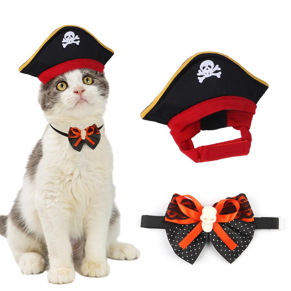 Halloween Pet Atmosphere Costume Accessory Set Halloween Cat Dress Up Pet Transformation Dress Up