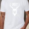 Men Monty Python Holy Grail Graphic T-Shirt White Casual Short Sleeve Round Neck Tee with Knight Clothing