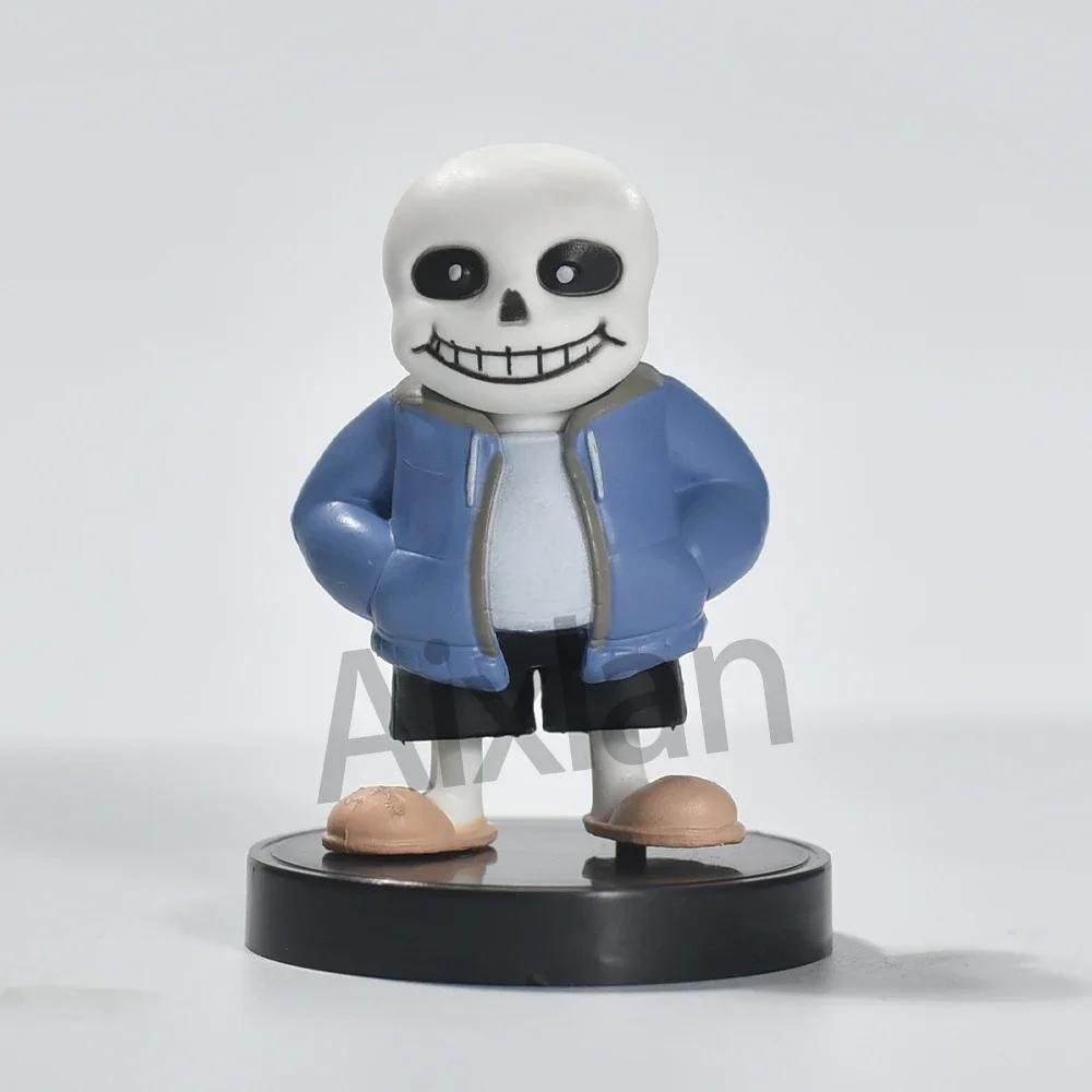 Aixlan UNDERTALE Figure Flowey Sans Q Version PVC Action Figure Amine Birthday Gift Collectible Figurine