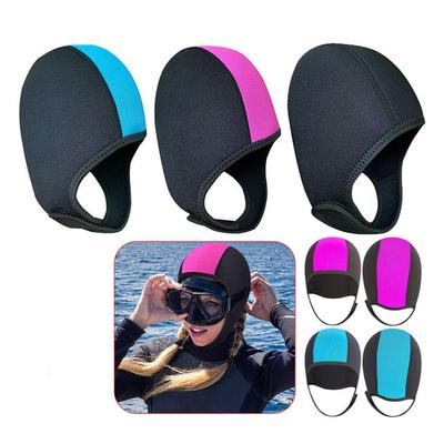 Neoprenowy kaptur do nurkowania Pogrubiona czapka pływacka Stroje kąpielowe Neoprenowa czapka pływacka Kajakarstwo