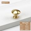 Simple Knurled Cabinet Drawer Knob Round Gold Door Handle Portable Single Hole Design Furniture Accessories for Home