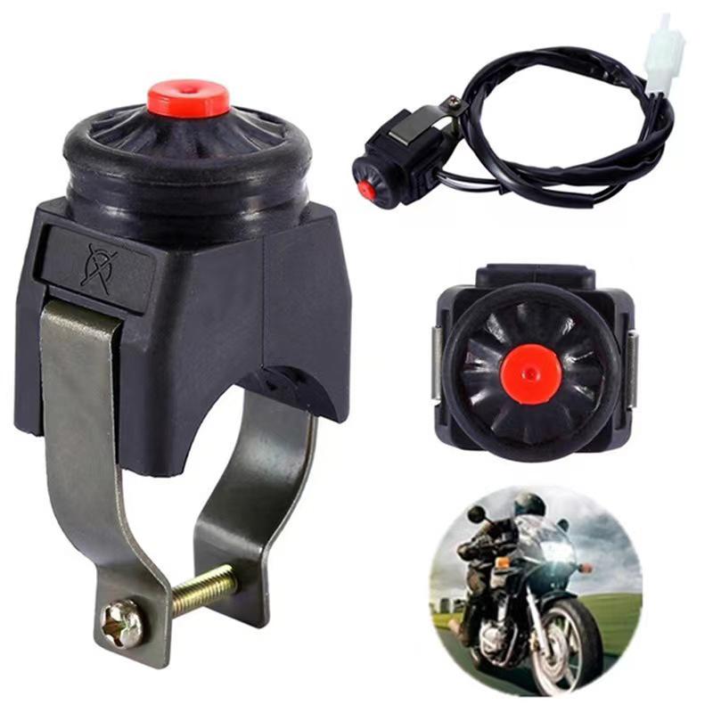 Universal Motorcycle Kill Switch Red Push Button Horn Starter Dirt Bike Atv Utv Dual Sport