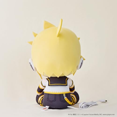 ČKS (Ccp) Kagamine Len a Kagamine Rin Plyšová hračka, Teplá plyšová hračka, Postavy Piapro, Hatsune Miku, Vocaloid, Roztomilý, Teplá postava, CharaNix KS-AN