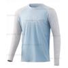 HUK Magliette da Pesca Abbigliamento da Pesca Sport all'Aperto Protezione Solare Asciugatura Rapida Manica Lunga Girocollo Seta di Ghiaccio Abbigliamento da Pesca