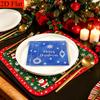 20pcs Disposable Napkins with Blessing Language Pattern Print for Wedding,Parties,and Daily Use for Thanksgiving Fall Christmas Table Decoration