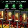 Solar Pathway Lights Outdoor Outdoor Waterproof IP65 Garden Lights for Walkway Yard Backyard Lawn Landscape Lighting Decorative