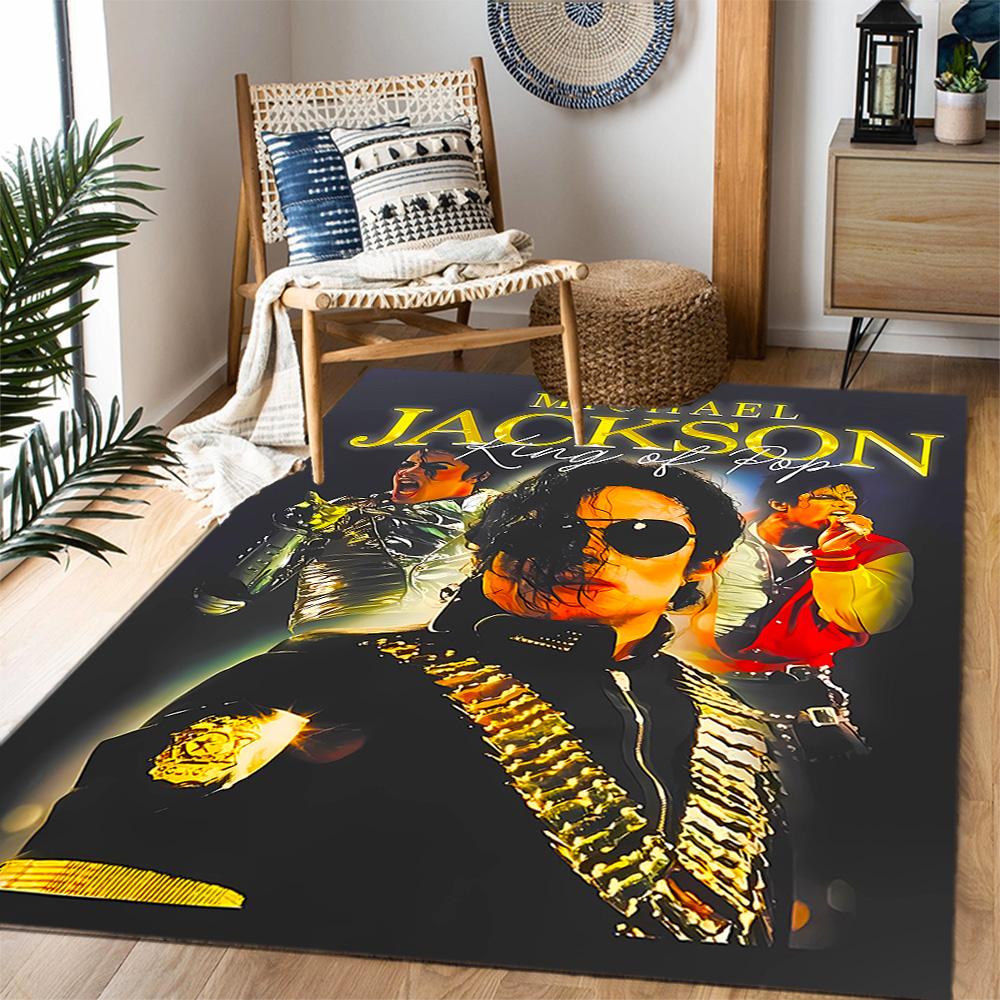 Michael Jackson Dangerous Tour Carpet Suitable for Foyer Balcony Hallway Game Room Anti-slip Rug Decorate Offices Spiritual Gift