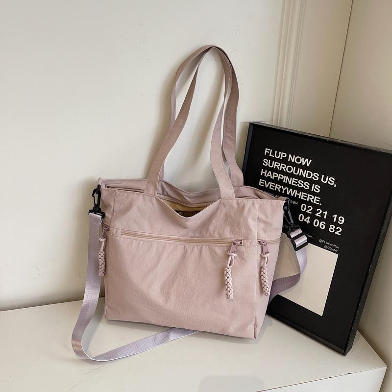 Spring New Foreign Style Niche Large-capacity Bag 2025 Fashionable Simple Women's Trend One-shoulder Messenger Tote Bag