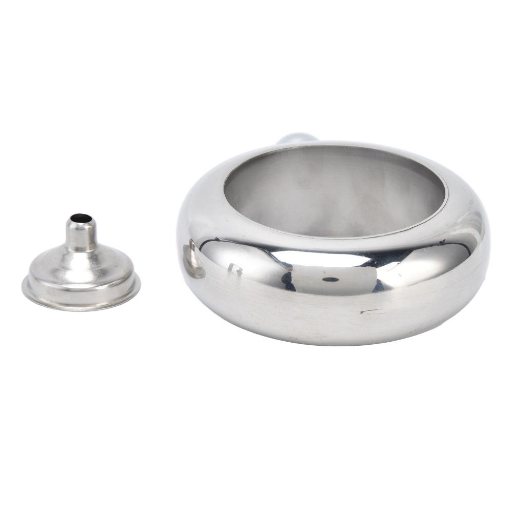 Mirror Polished Hip Flask Silver Stainless Steel Liquor Flask Glitter Bracelet Flask Gift
