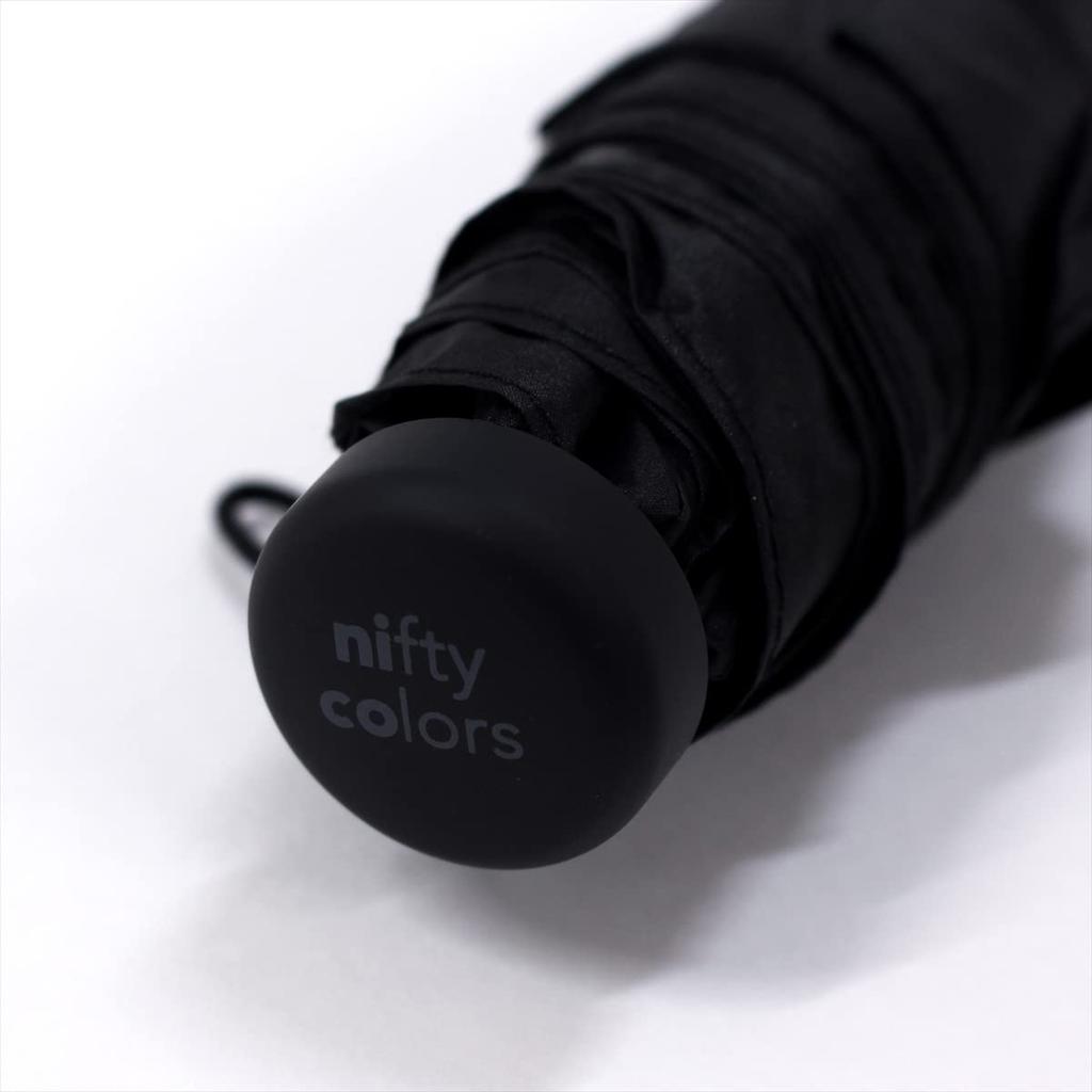 nifty colors folding umbrella carbon mini 58 5174BK (nifty colors) light-weight