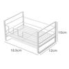 Sponge Storage Rack Matte White Compact Rust Prevention Sponge Drainer Rack Kitchen Drying Rack for