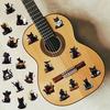 50PCS Halloween Black Funny Cat Stickers Horrible Pumpkin Sticker Animal Aesthetic Vinyl Waterproof Decals for Water Bottle