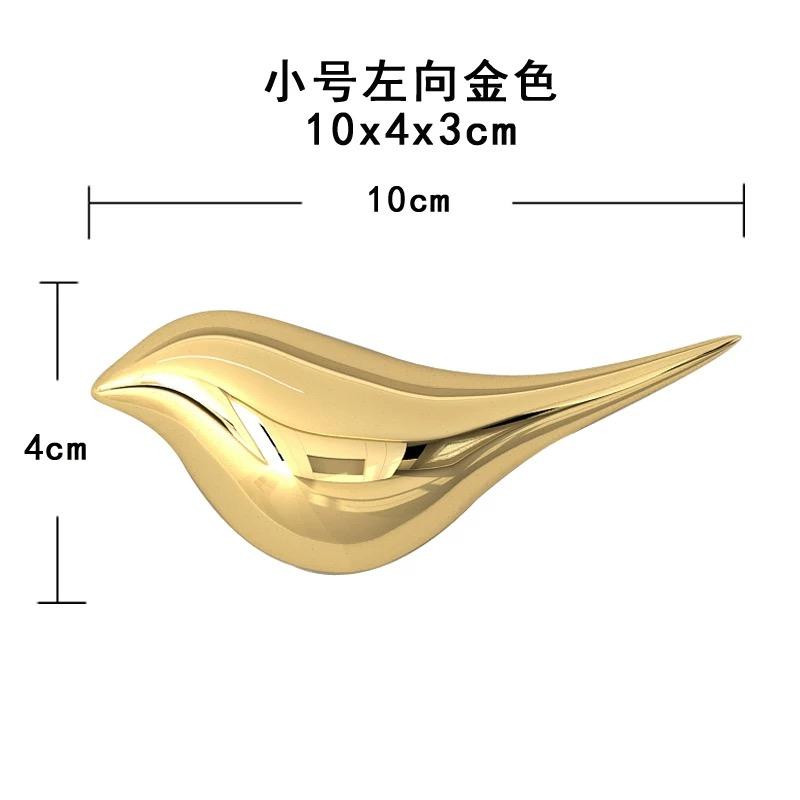 Living Room Wall Mounted Background Display Three-dimensional Bird Electroplating Simulation Animal Wall Mounted Decoration