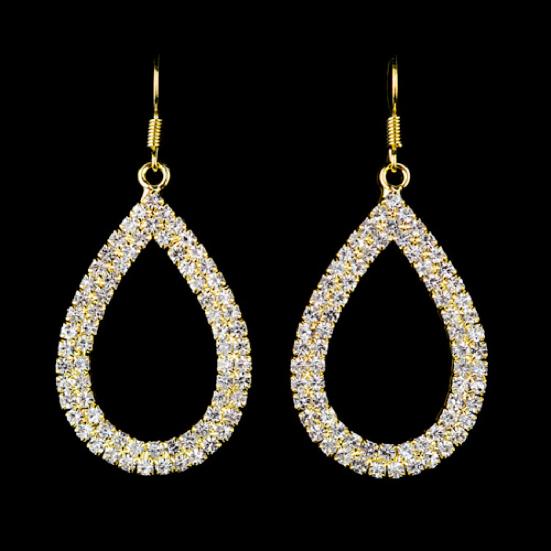 Hoop Earring Decorative Comfortable Exquisite Tear Drop Earrings for Festival