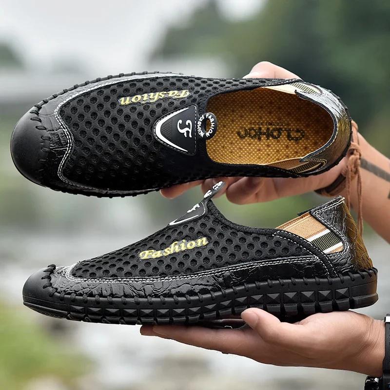 Men's Casual Sandal Flat Sandals Mens Slippers Low Price Shoe Social Shoe Male Roman Sandals Man Summer  Sandles for Men