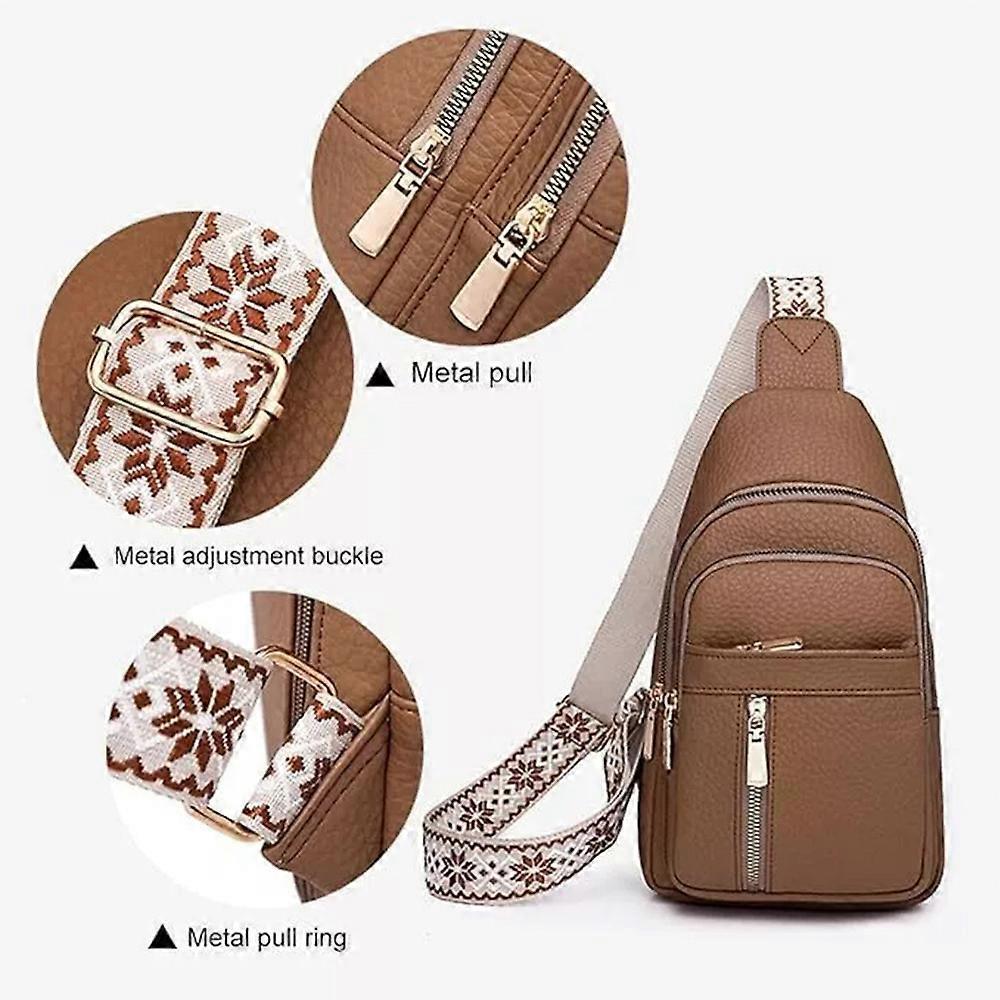 Relevantk Crossbody Bag,Wbougisay Crossbody Bag,Anti-Theft Solid Color Crossbody