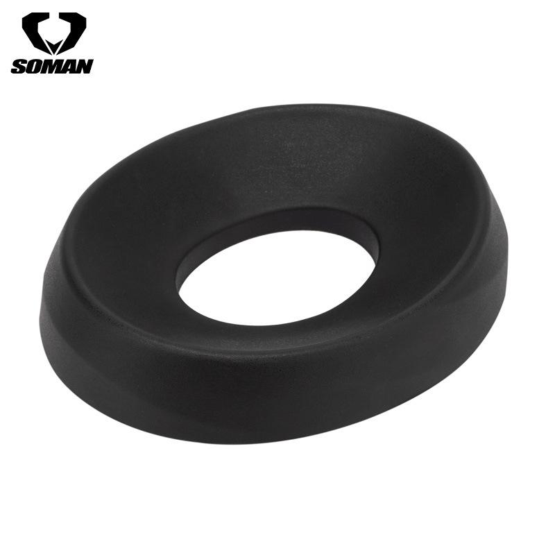 SOMAN Helmet Support Pad Portable Motorcycle Helmets Stand Donut Ring Scratch-resistant Anti-skid Anti-scratch