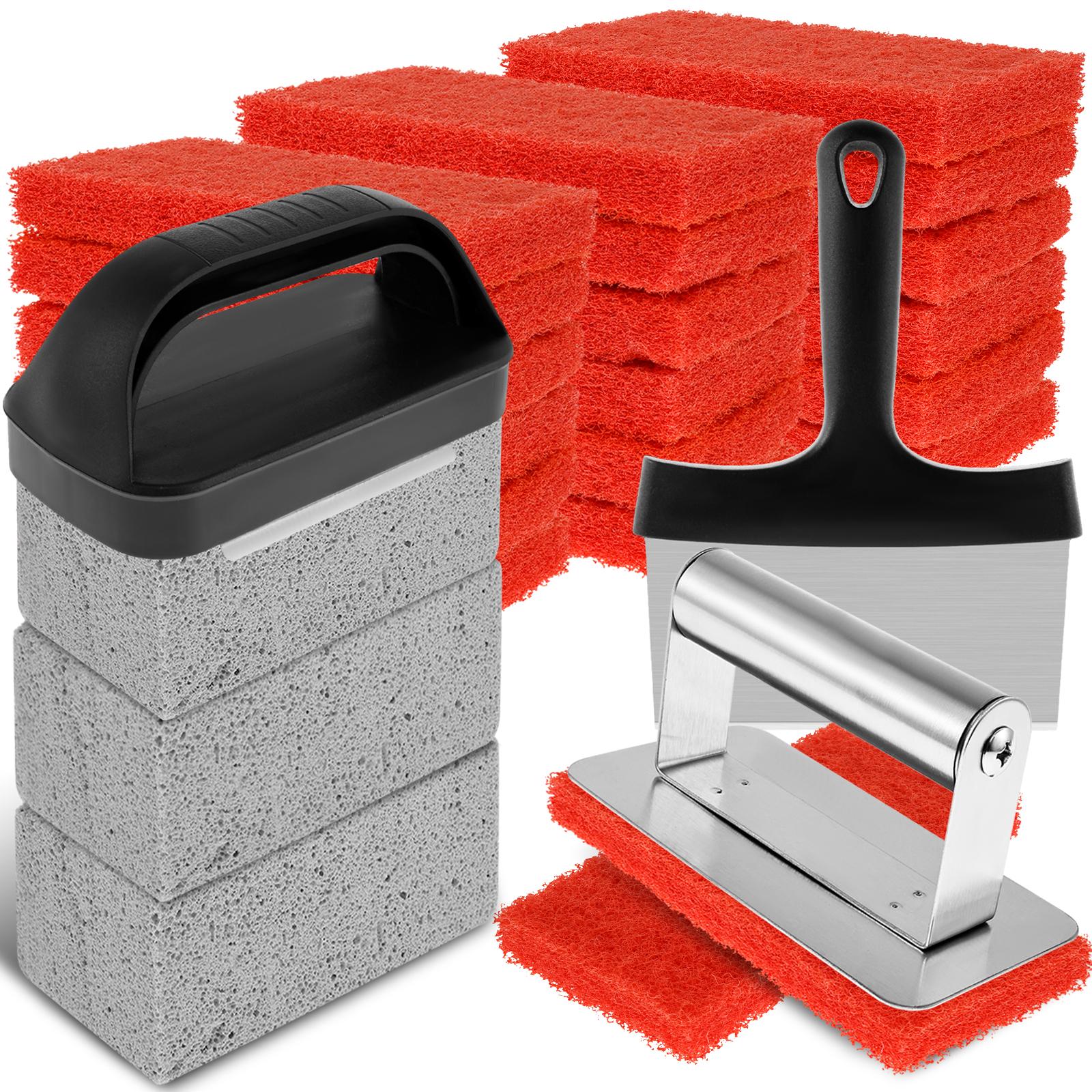 

26Pcs BBQ Grill Cleaning Brush Brick Block Barbecue Cleaning Stone Pumice Brick for Barbecue Rack Grill Cleaner Kit Kitchen Tool