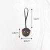 Cute Goat Pu Leather Keychain For Women Car Key Ring Cartoon Animal Sheep Bag Charm Pendant