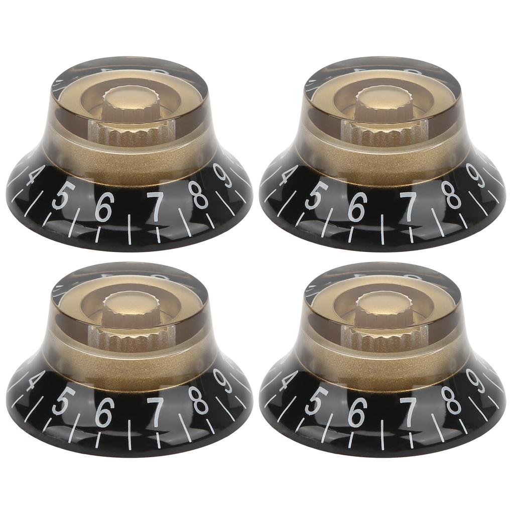 4 Stück Zylinderknöpfe E-Gitarre Lautstärke Tonregler Potentiometer für EPI LP Zubehör
