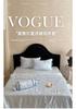 Premium 60 Thread Blue Essence Tencel Jacquard Embroidery Summer Cool Quilt Set - Blue Mist Dreams